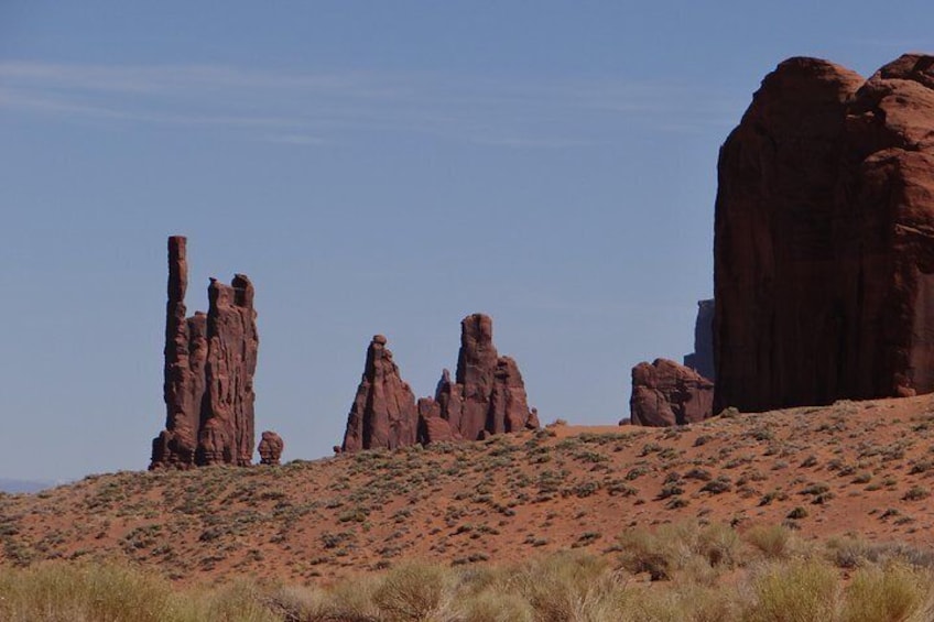 The Totem Pole and Yei'bi'chei formations