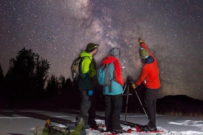 The night sky in Kananaskis