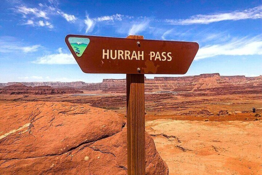 Hurrah Pass has such a beautiful view, provided by the Moab Tourism Center.