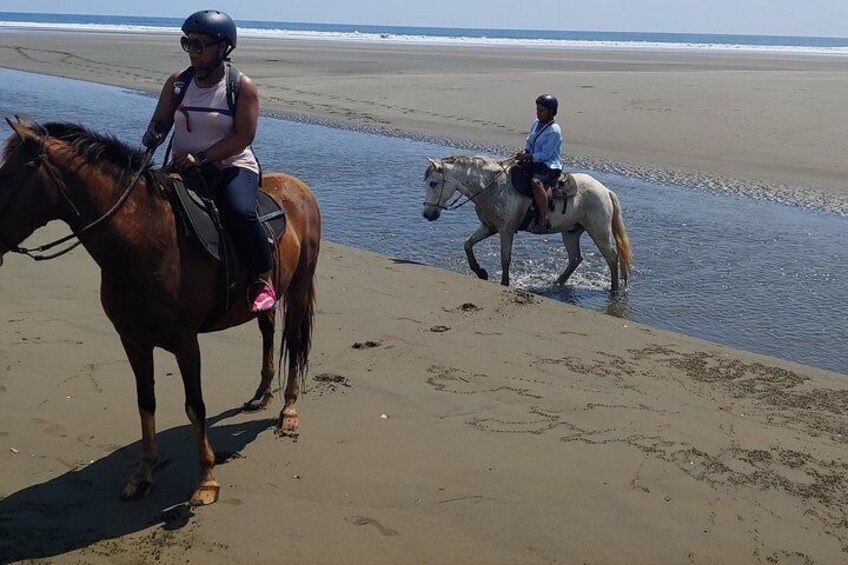 Quality Horseback Riding on the Beach (CR Beach Barn).