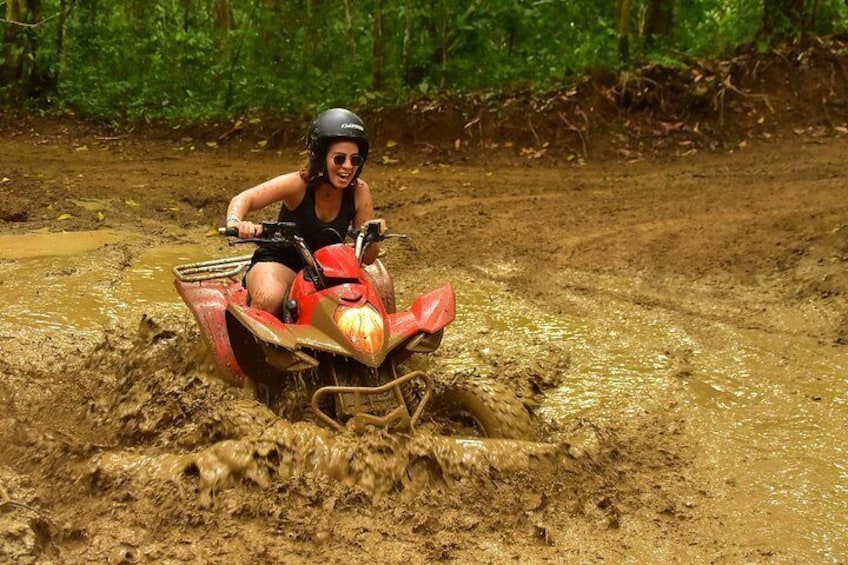 ATV tour in the jungle 