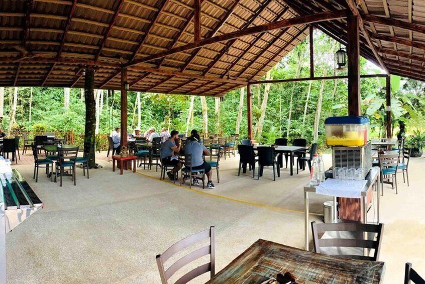 Typical lunch in the Jungle 