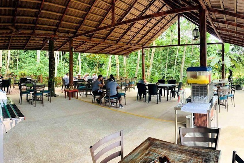 Typical lunch in the Jungle