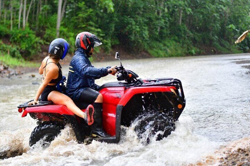 3 Hours ATV River and overlook with restaurant.