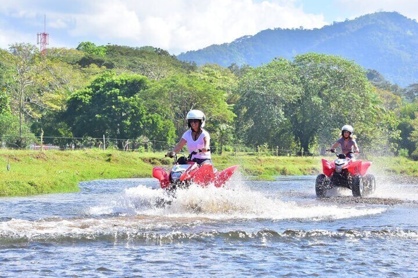 Private ATV Tour from San Jose Enjoy jungle, Beach, River Paths and Ocean Views 