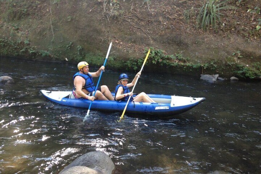 Combo Zip Line Tour and River Rafting from Guanacaste