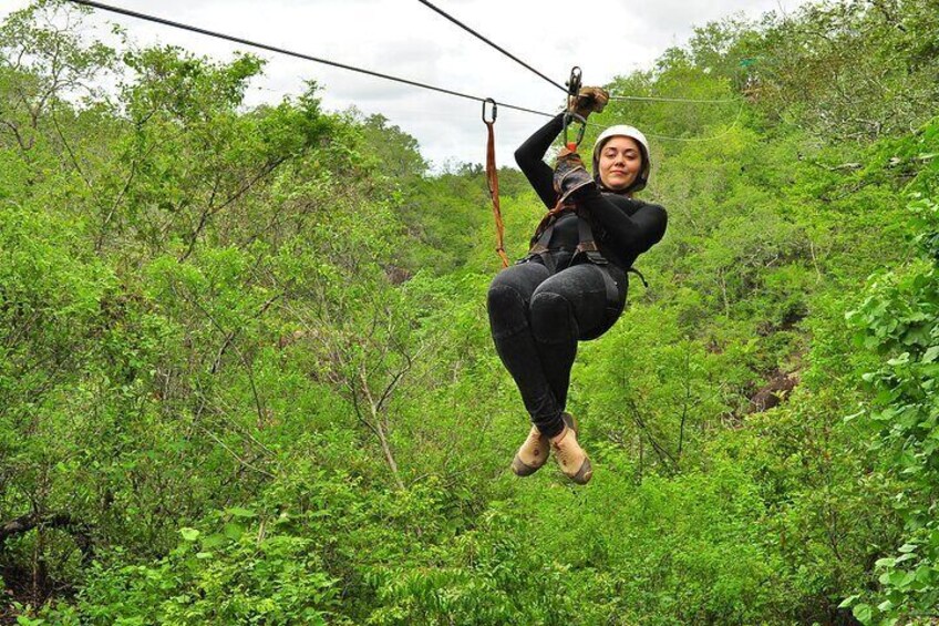 Combo Zip Line Tour and River Rafting from Guanacaste