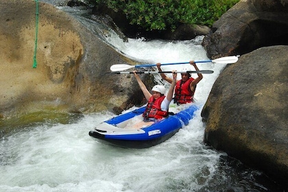 Combo Zip Line Tour and River Rafting from Guanacaste