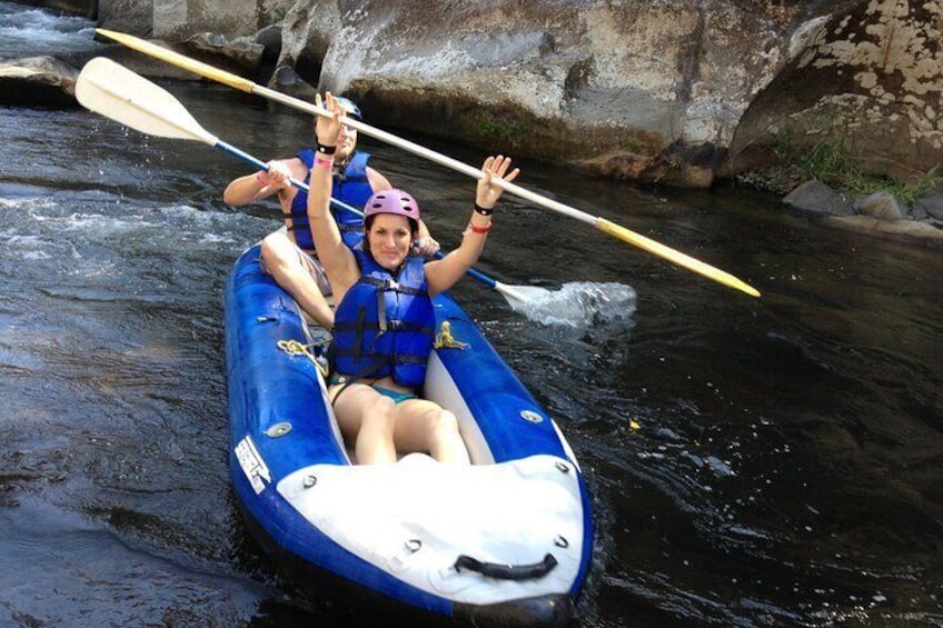 Combo Zip Line Tour and River Rafting from Guanacaste