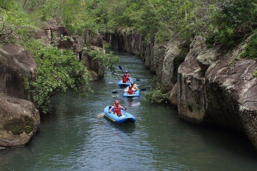 Combo Zip Line Tour and River Rafting from Guanacaste