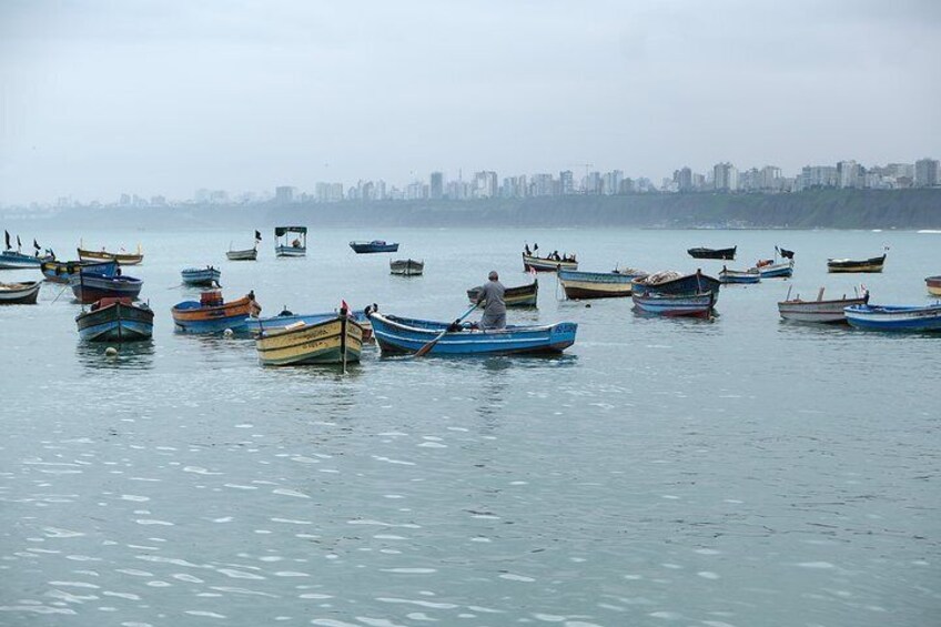 Great views of the Pacific and the coast of Lima