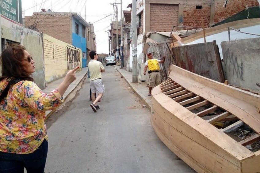 Visit the workshop of a boatbuilder