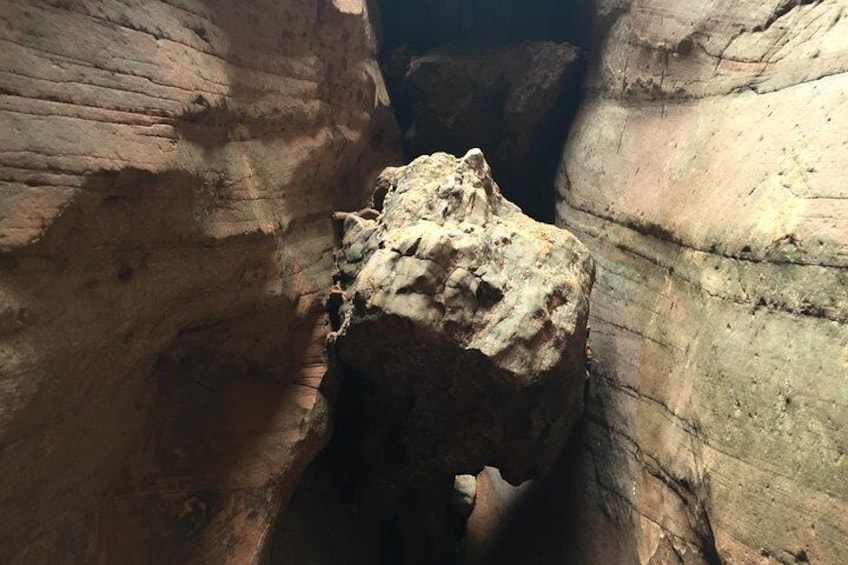 Guests get to visit the actual rock where Aron was trapped for 127 Hours