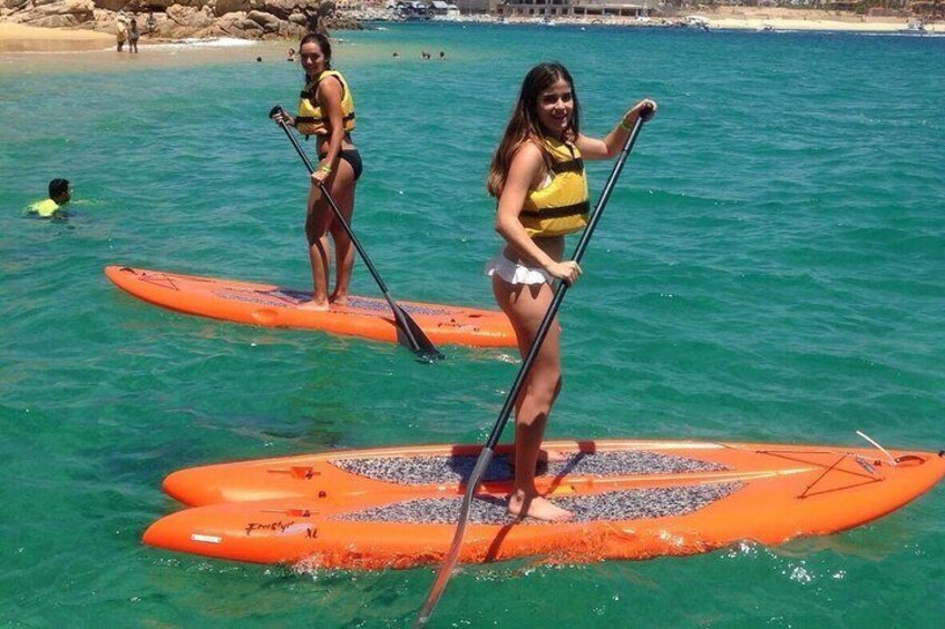 Cabo San Lucas: Private Boat Tour, Snorkel, SUP, and Fun Water Mat