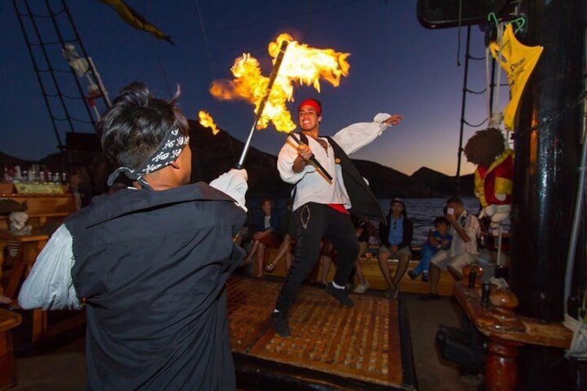 Pirate Ship Sunset Dinner and Show in Los Cabos