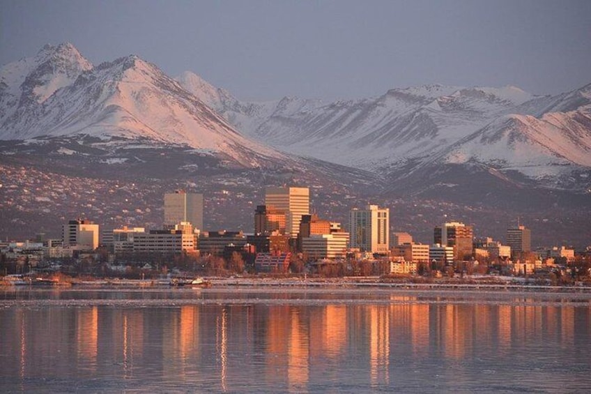Downtown Anchorage from Knik Arm