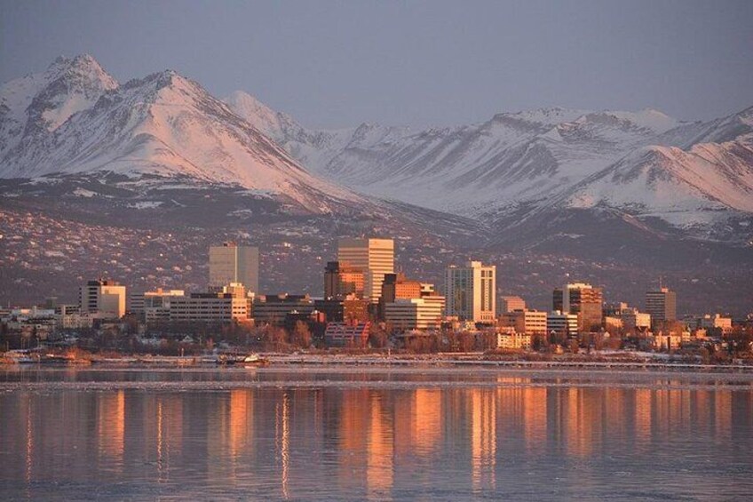 Downtown Anchorage from Knik Arm