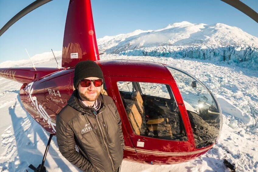 Helicopter Glacier Dogsled Tour with Lower Glacier Landing
