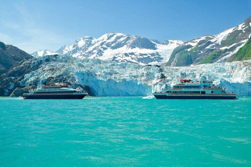 26 Glacier Cruise - Our high-speed catamarans take you close to the face of the glacier. 