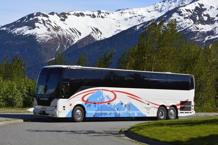 26 Glacier Cruise - Our coach service makes travel easy for you!