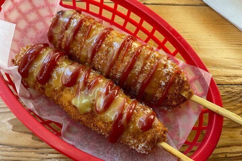 Korean corn dogs