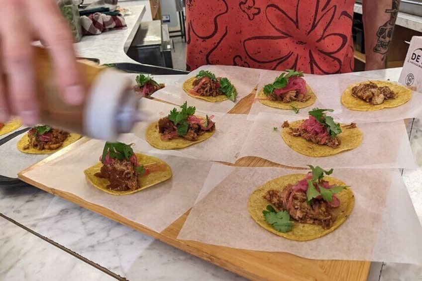 Authentic Mexican tacos