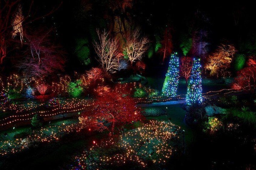 Christmas at Butchart Gardens 