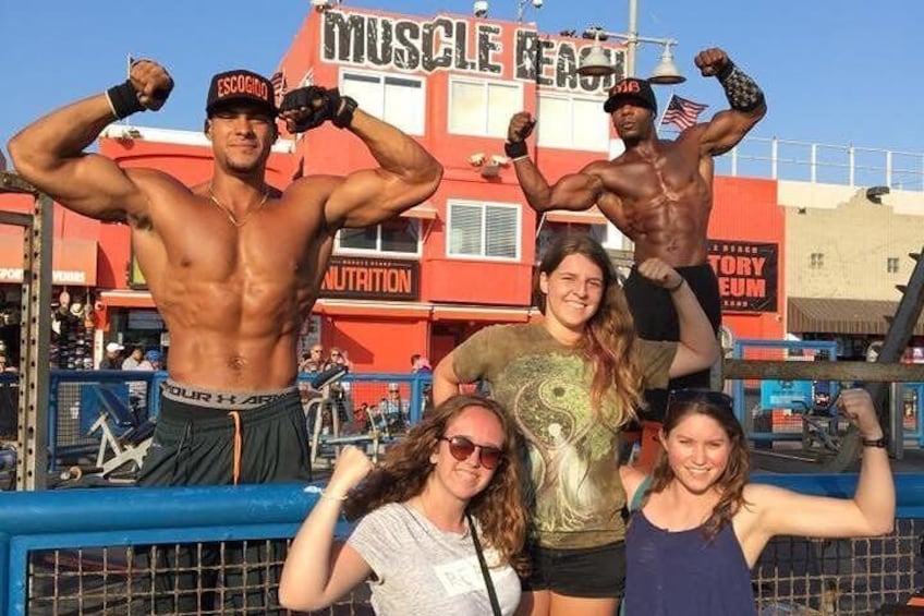 Muscle Beach a strong fav 

of our bike tour riders