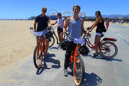Elcykeltur för små grupper i Santa Monica och Venedig