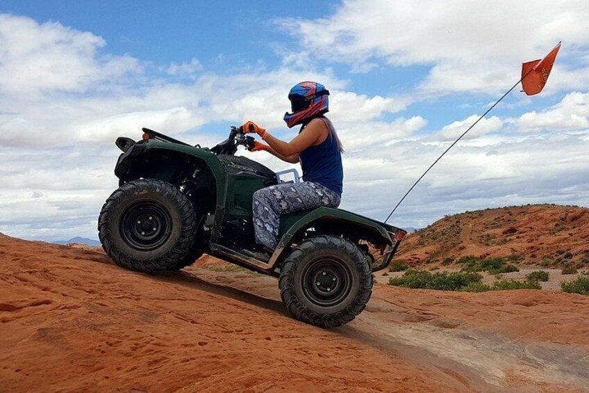 The 'Climb' Valley Of Fire is an easy trail this is the hardest section.