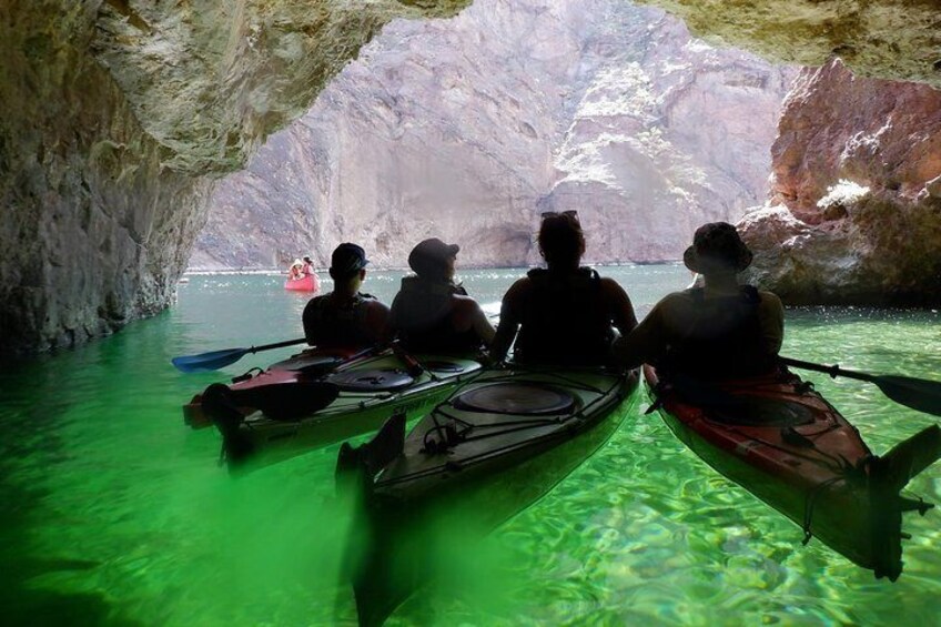 Colorado River Half Day Kayaking to Emerald Cave from Las Vegas