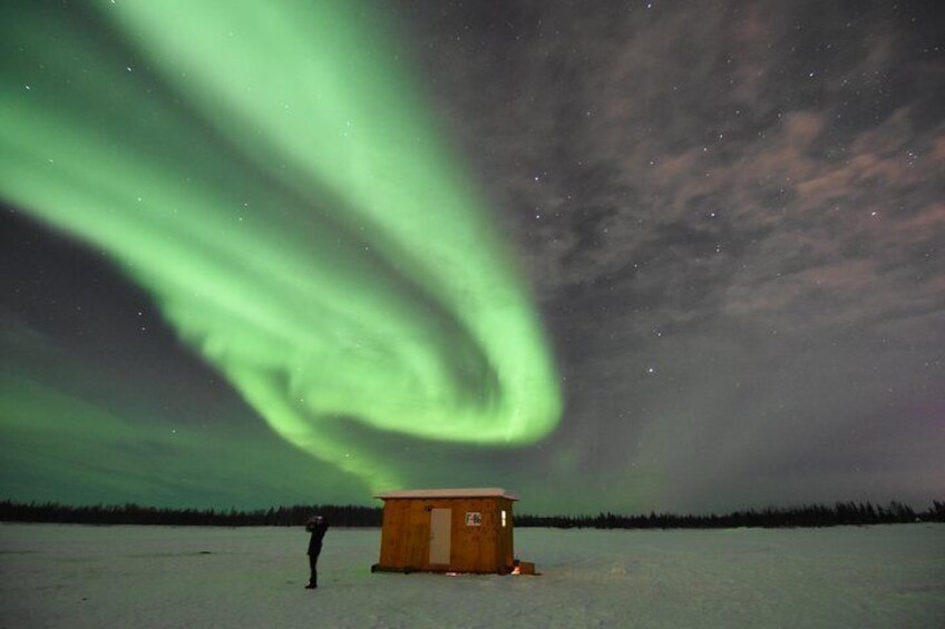 Aurora Borealis Viewing and Ice Fishing Adventure