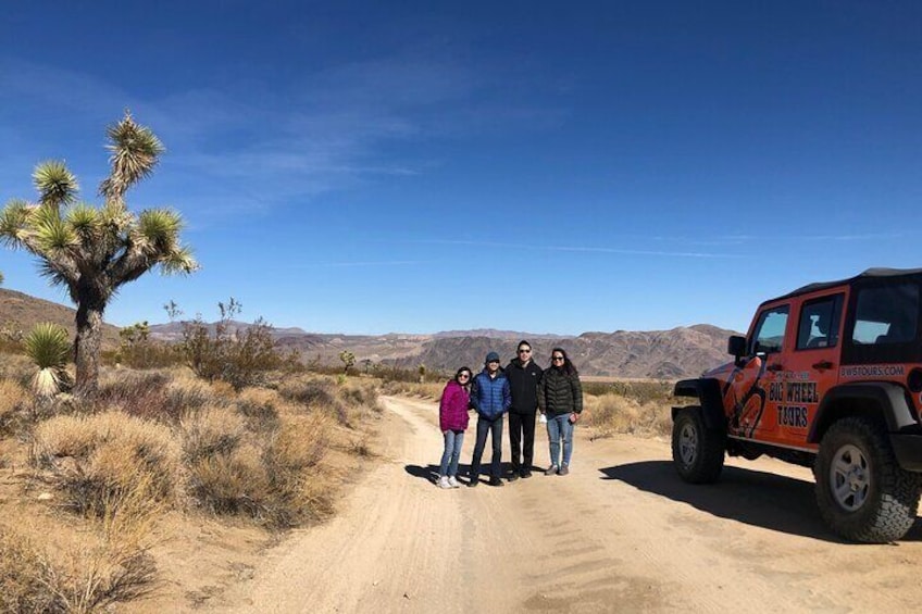 It can get chilly in Joshua Tree National Park in the winter, bring a jacket!