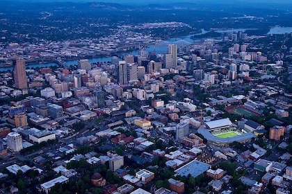 Aerial adventure above Portland, Oregon