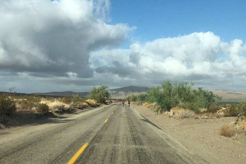 The wide open Colorado Sonoran Desert before riders enter the canyon.