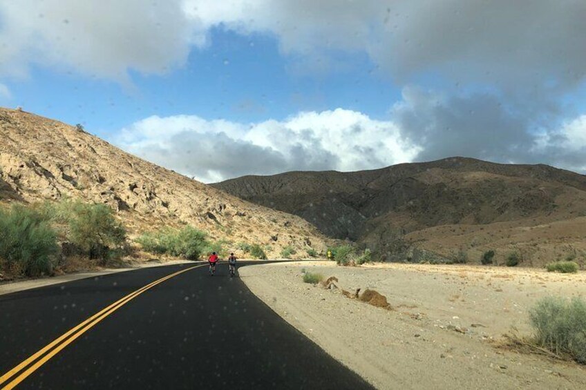 The newly paved asphalt in the canyon makes for a smooth ride!