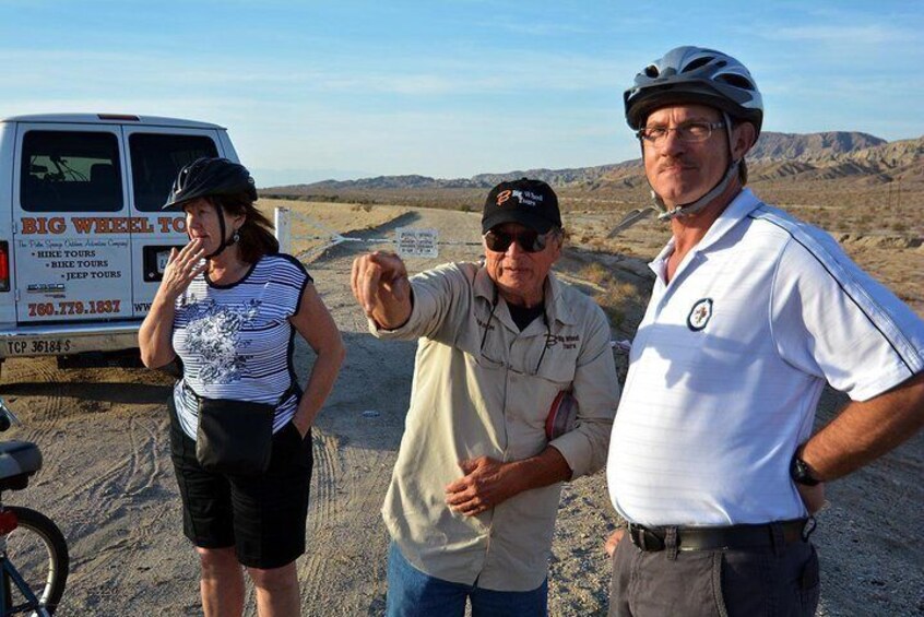 A brief stop at the canal allows a great vantage point for our guides to explain the Salton Sea