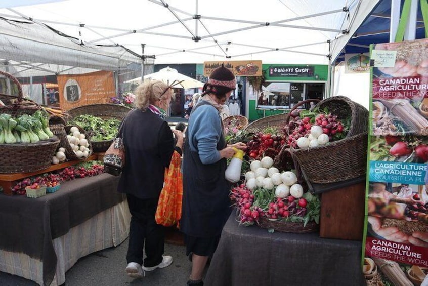 Organic food of Saltspring Island