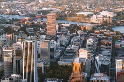 40-minute Private Downtown Portland Air Tour for 3