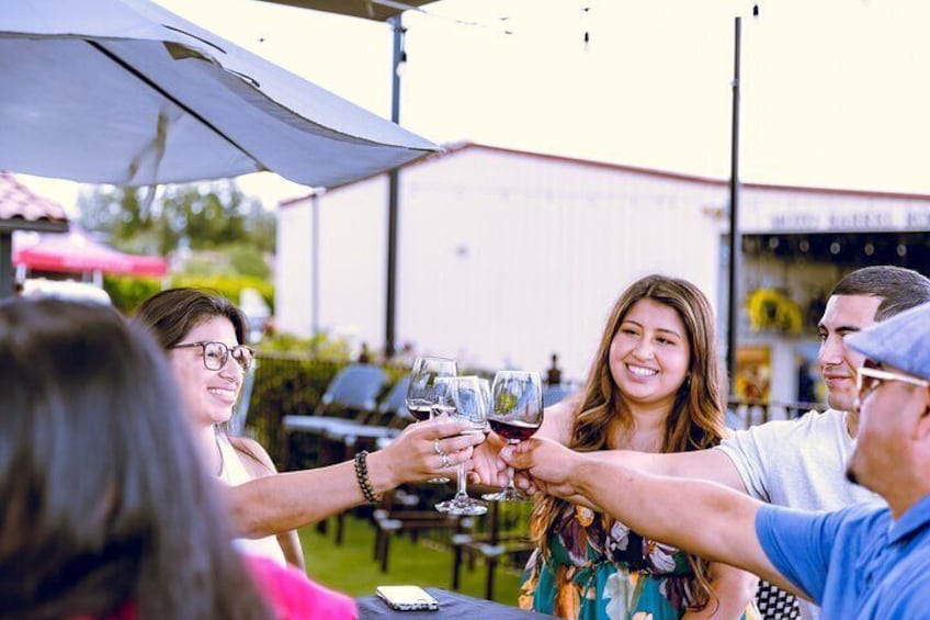 Savor Temecula wines with your crew.