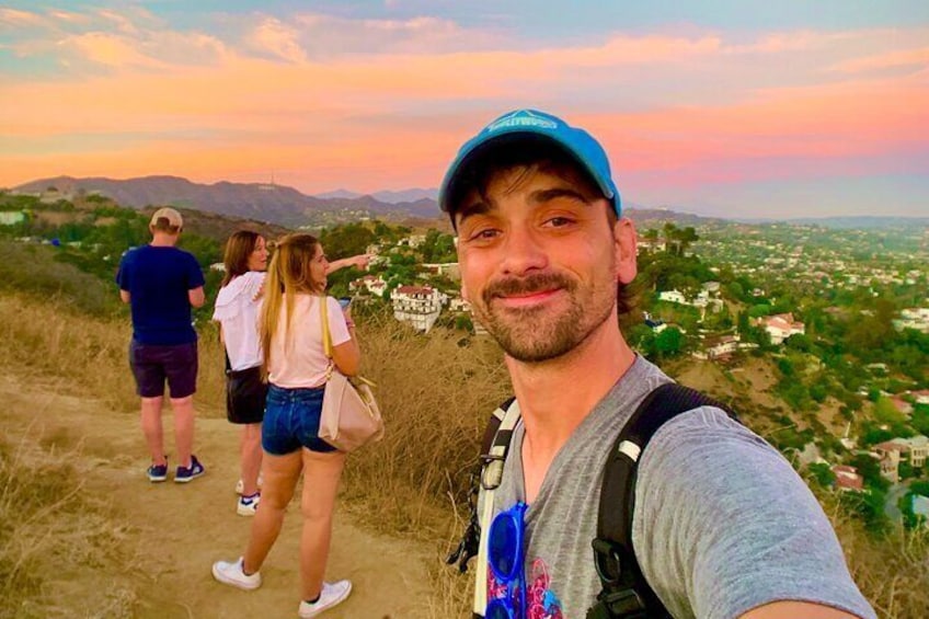Explore with your Tour Guide Scott to see wonderful views of the LA Skyline and the Hollywood Sign in the Beautiful Park we visit.