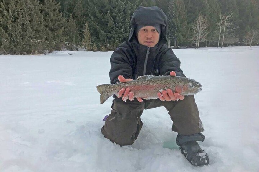 Ice Fishing Adventure in Whistler