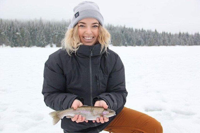 Ice Fishing Adventure in Whistler