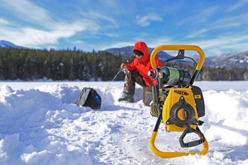 Ice Fishing Adventure in Whistler