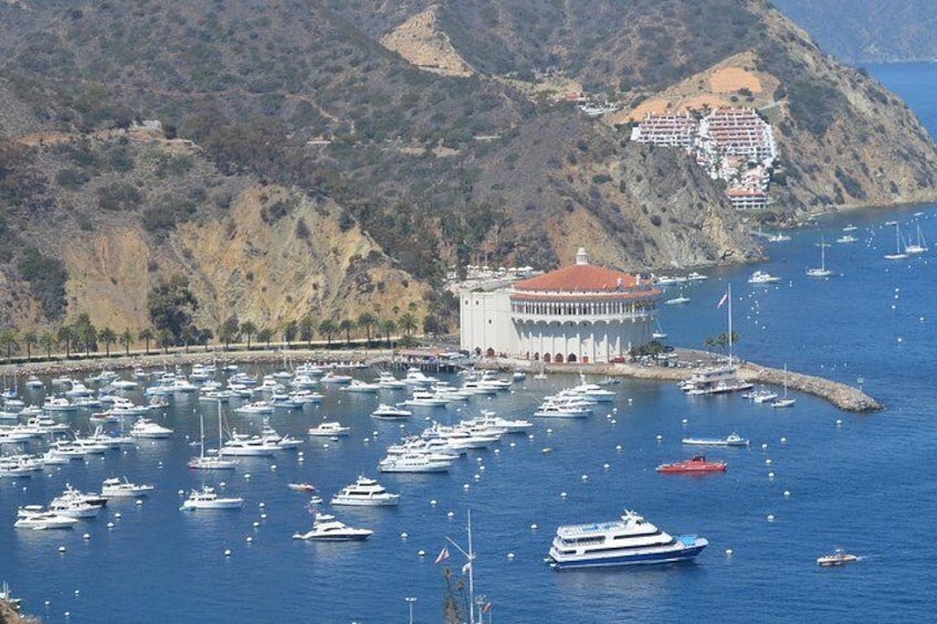 The view over Catalina Bay