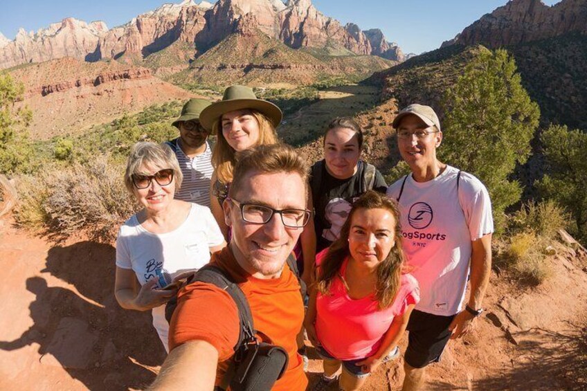 Hiking in Zion national park