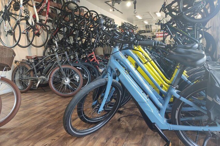 Bike Shop with every bike rental imaginable - come check it out!