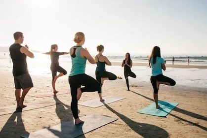 Strandyoga i San Diego