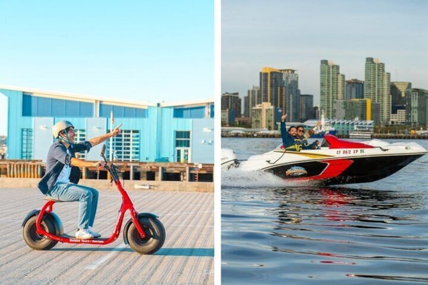 Super Saver: Self-Guided Speed Boat Adventure & iRide GPS Guided ScooterTour