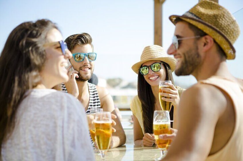 Oceanfront Bar and Street Salsa Dancing 